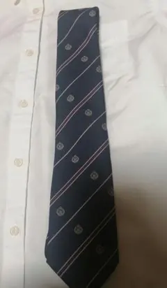 EAST BOY ネイビー ストライプ ネクタイ