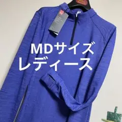 新品　アンダーアーマー ゴルフ　婦人ジップカットソー「MDサイズ」