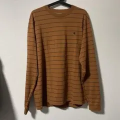 carhartt wip ストライプ長袖カットソー L