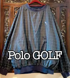 ポロ ラルフローレン ゴルフ チェック柄 トレーナー ジャージ ヴィンテージ