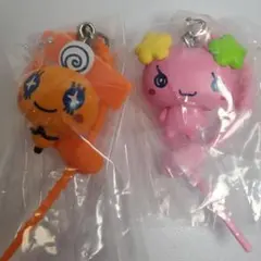 たまごっち カラフルマルチチャーム めめっち　ふらわっち 2点セット