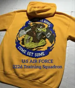 米軍放出品 USAF パーカー フーディー ミリタリー 第322訓練飛行隊 US
