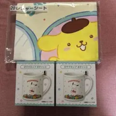 サンリオキャラクターズ当たりくじ￼マグカップポチャッコを含む３点