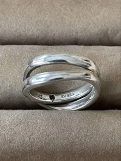 ドゥーズィエム購入　LAVER DOUBLE RING GOLD シルバー925 ドゥーズィエム購入 LAVER DOUBLE RING GOLD シルバー925 - メルカリ
