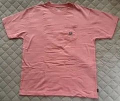 BILLABONG ポケットTシャツ サーモンピンク Lサイズのサムネイル