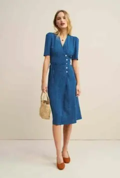 Rouje PARIS ドット柄 ラップワンピースのサムネイル