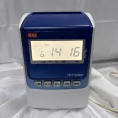 【通電確認済】MAX マックス タイムレコーダー ER-110SUW 電波時計のサムネイル