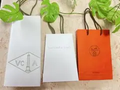 【匿名発送】エルメスHERMES＆バンクリーフ 紙袋セット 3点セット