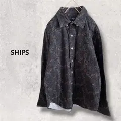 SHIPS Colorsシップス ペイズリー柄シャツ　長袖シャツのサムネイル