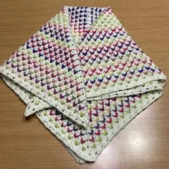 エ*a様 角形ブランケット(ピーコック色)