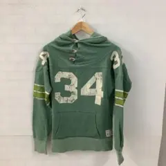 5.30◎M724◎キャピタル◎ナンバ長袖パーカー◎L◎グリーン系のサムネイル