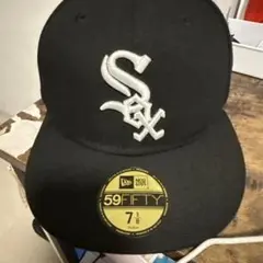 New Era 59FIFTY ブラック キャップ 7 1/8