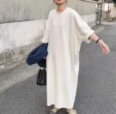 klee ビッグルーズワンピース★オーバーサイズ カットソーワンピース ゆったり