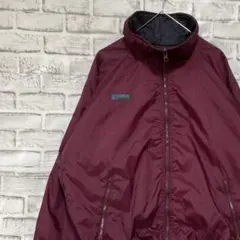 コロンビア　ナイロンジャケット中綿　パープルL ロゴ刺繍アウトドア1211