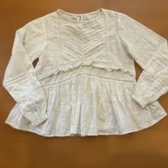 ZARA KIDS オフホワイト長袖シャツ 140サイズ