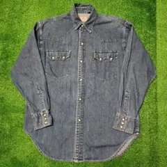 90s Levi's 極東リーバイス 香港製 デニムウエスタンシャツ M