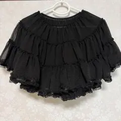 Bodyline ブラック フリル フレアスカートのサムネイル