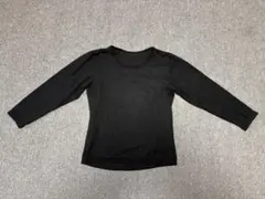 ブラック ヒートテック 裏起毛