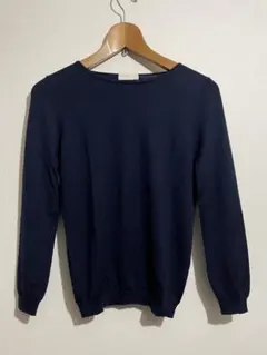 美品 トゥモローランド Ballsey シルクカシミヤ混ボートネックニット 38