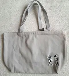 キャンバストートバッグ エコバッグ グレー