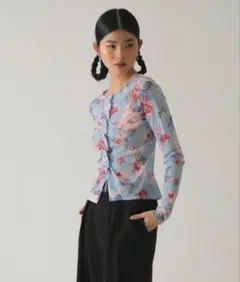 【匿名配送】Ray BEAMS レイビームス シアートップスカーディガンのサムネイル