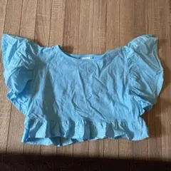 ZARA フリル 半袖トップス カットソー