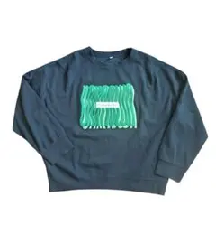 pocher 韓国 スウェット トレーナー ビッグサイズ　ネイビー