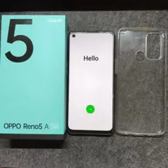 OPPO Reno5 A 本体　シルバーブラック