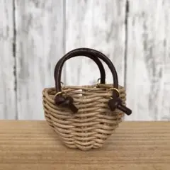 ミニチュア かごトートバッグ