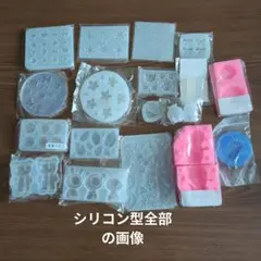 シリコン型セット さまざまなデザインとその他いろいろ（使用してあるものあり）