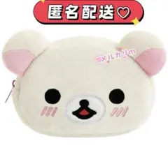 匿名配送♡ぬいぐるみポーチ（コリラックマずらずらデザイン） コピペ❌のサムネイル