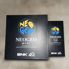 NEOGEO mini 本体 ＆ PAD ブラック コントローラーセット未使用品