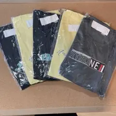 プリントTシャツセット（グレー、黒、黄色）