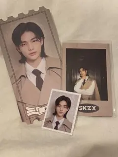 straykids ヒョンジン　ポラロイド　ファンミーティンググッズ　証明写真