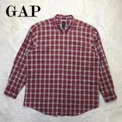 OLD GAP 00s マドラスチェックシャツ RELAXED ゆるだぼ XL
