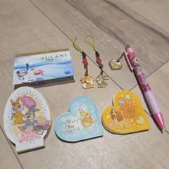 ディズニー　とんすけ　ミスバニー　ドナルド　メモ帳　キーホルダー