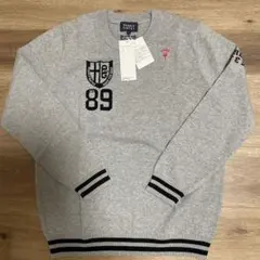 値下げ！【新品】パーリーゲイツ　レディース　ゴルフ　サイズ１　グレーニット