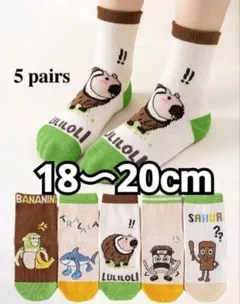 イタリアンブレインロット　靴下　5足セット　約18〜20cm