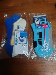 新品 でんたまキッズソッス 北陸新幹線/鉄下 小田急ロマンスカー 2足セット