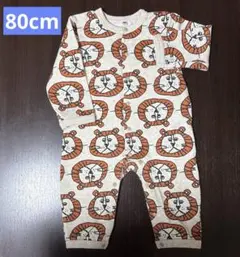 ベビーカバーオール 80サイズ　裏起毛