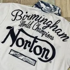 Norton ポロシャツ ホワイト 刺繍ロゴのサムネイル