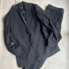 美品 UNIQLO U 感動ジャケット スーツ セットアップ ネイビー Lサイズ