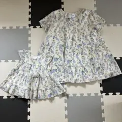 【新品未使用/期間限定】petit main 花柄 トップス 90cm