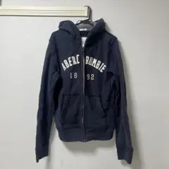 Abercrombie & Fitchフード付きパーカー Lサイズ ネイビー