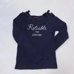 Lovetoxic 長袖　160 肩リボン