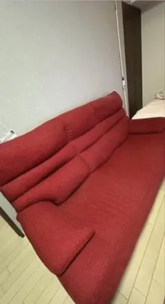 レッド 3Pソファ 幅1800mm