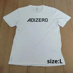 adidas ADIZERO Tシャツ L ホワイト