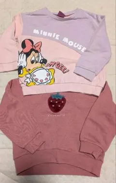 アプレレクール ミニーマウス トレーナー 100cmセット