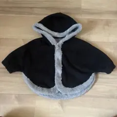 COMME CA ISM フード付きポンチョ 70-80