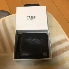 takeo kikuchi 二つ折り財布 箱あり ブラック 値下げ可
